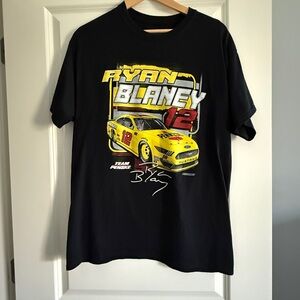 NASCAR Ryan Blaney #12 Team Penske Pennzoil T-Shirt